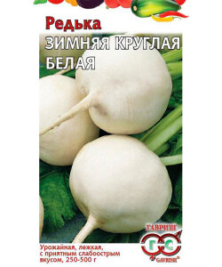 Редька Зимняя круглая белая Редька Зимняя круглая белая
