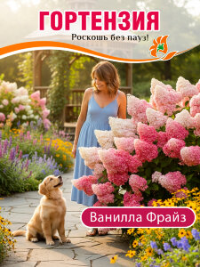 Гортензия Ванилла Фрайз (метельчатая) 